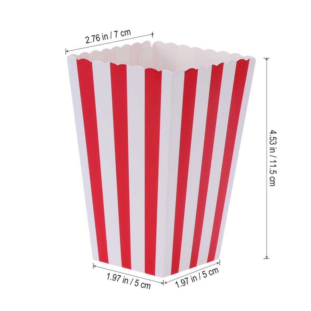 for Theater,Party,Home Popcorn Paper Containers Popcorn Tubs Party Supplies Popcorn Boxes