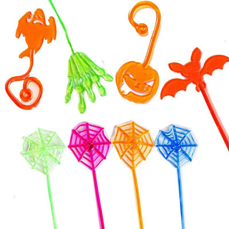 Sticky Ghost Hand Spider Web Halloween Climbing Toy