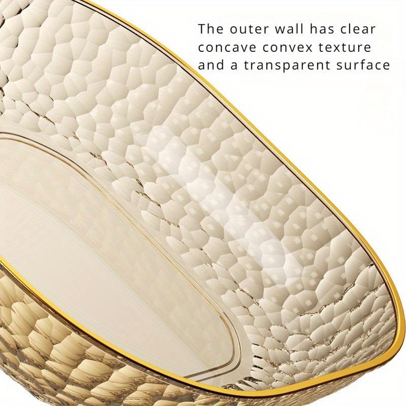 Набор из 5 тарелок, квадратный поднос с золотым ободом, мусорное ведро, блюдо для вертелов, фруктовая тарелка, десертная тарелка, тарелка для торта, закусочная тарелка