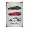 P 944 951 Turbo Trio Metal Signs Wall Plaque Wall Club Designing Tin Sign Posters