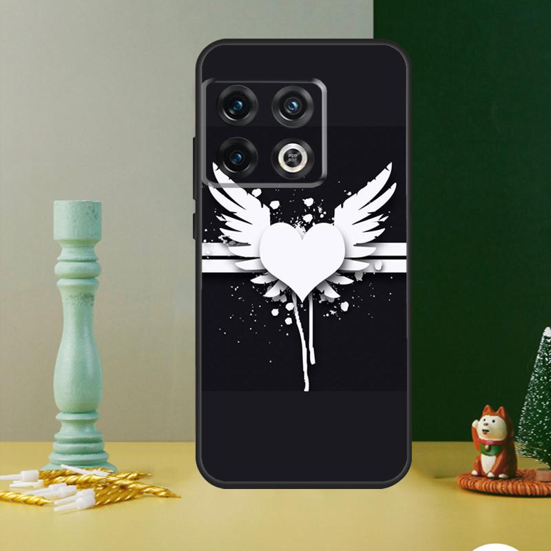 Чехол для телефона 'Крылья Ангела Сердце' для OnePlus 13 12 11 9 10 Pro 13R 12R 8T 9RT 10T 10R Nord 4 CE 2 3 Lite N20 N30
