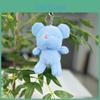 Animal Plush Cute Bear Keychain Toy With Soft Fabric And Colorful Beads Gifts For