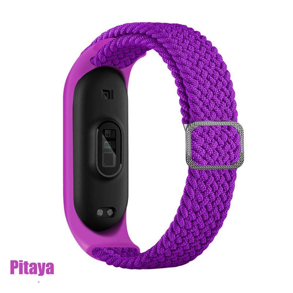 Strap for Mi Band 7 6 5 4 Elastic Adjustable Nylon Braided Miband6 Miband 5 Correa Wristband for Xiaomi Mi Band 4 3 5 6 Bracelet