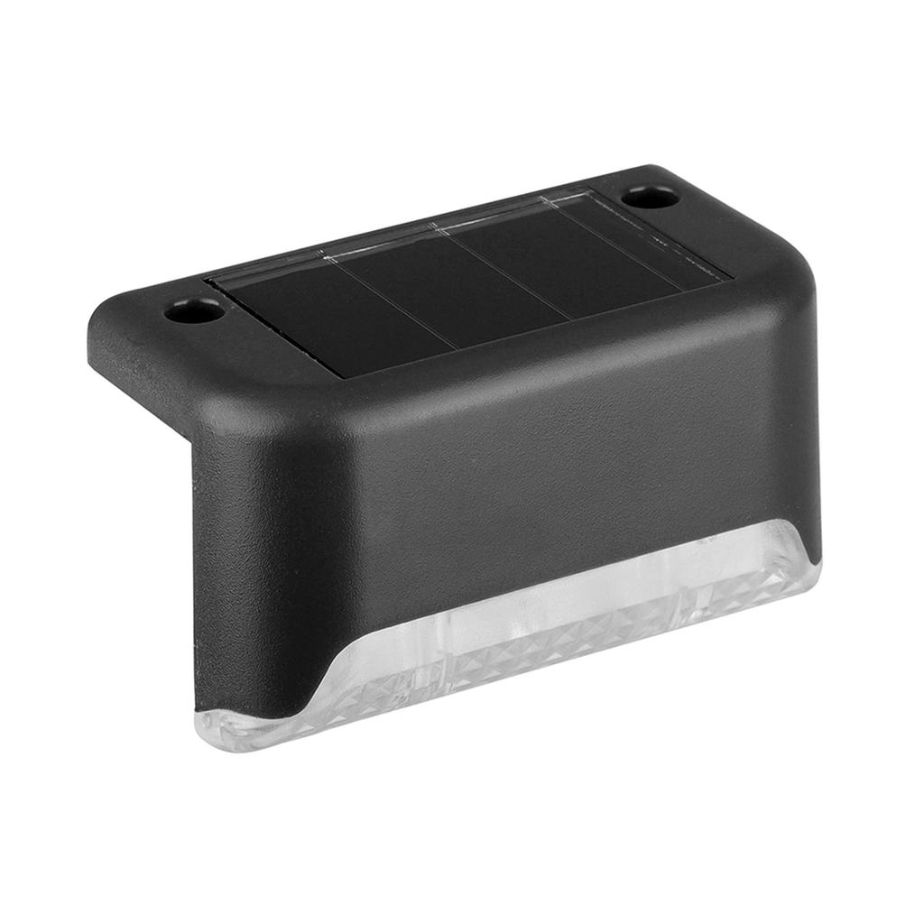 Солнечные фонари, 4 шт., уличный светильник для ступенек, водонепроницаемый светодиодный солнечный светильник для ступеней, ограждения, перила, лестницы, теплый белый