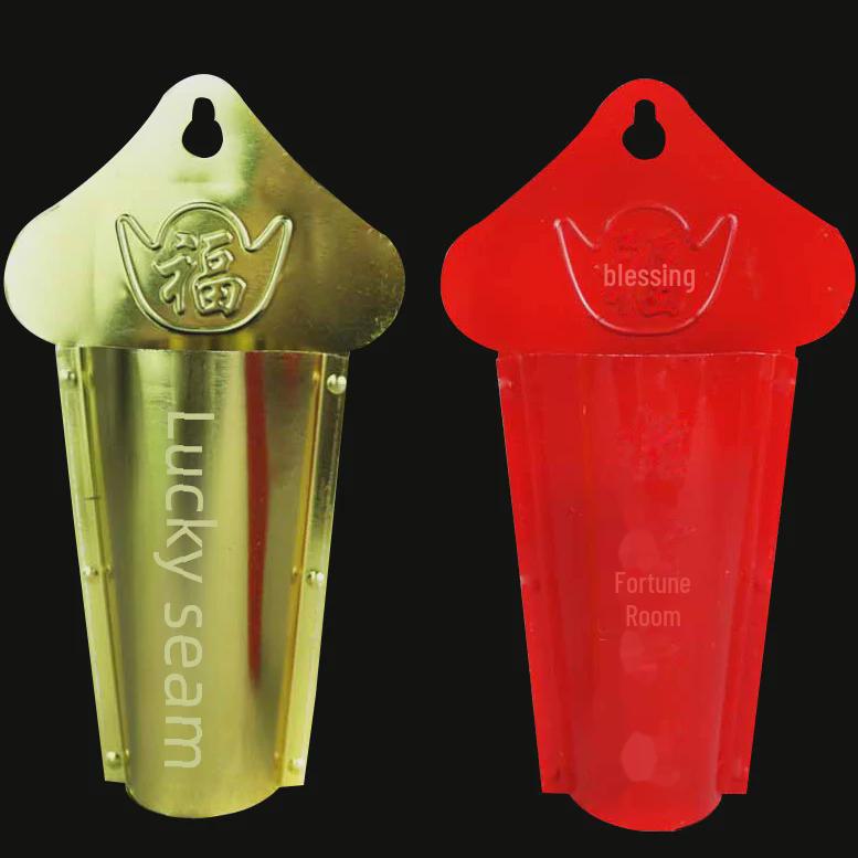 Металлическая настенная курильница в форме крыла летучей мыши и держатель для бамбуковой палочки