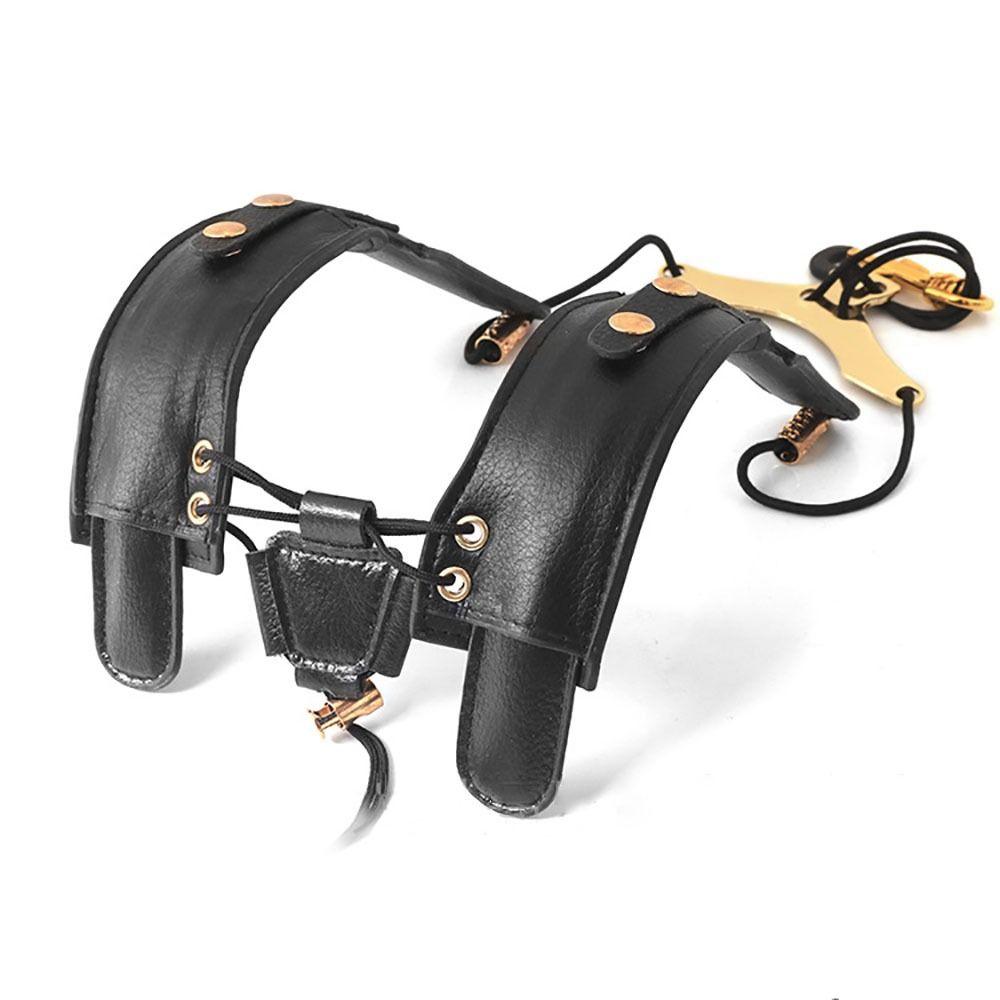 Adjustable Sax Shoulder Strap PU Leather Saxophone Harness High Quality Saxophone Belt