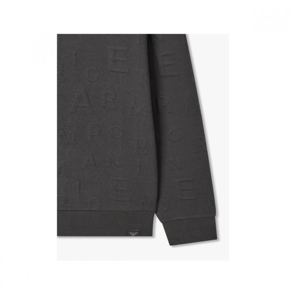 Emporio Armani Мужская толстовка для отдыха с тисненым алфавитом 0815336018