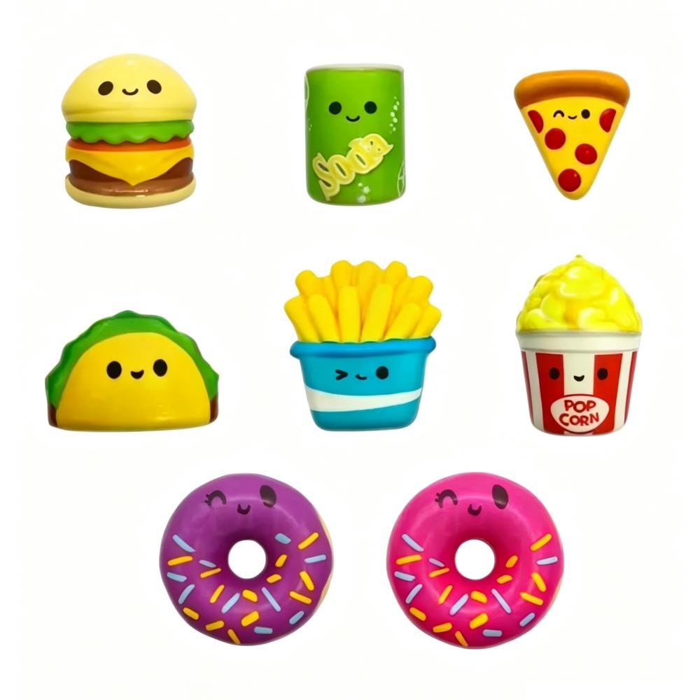 12pcs/set Slow Rebound Penguin Squeeze Toys Slow Rising Mushroom Squishy Toy Carnival Goodie Bag