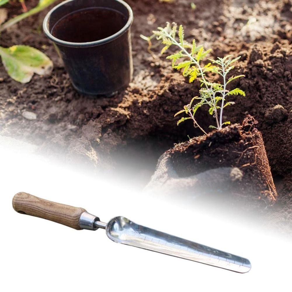 Stainless Steel Hand Trowel Anti Slip Handle Potting Soil Scoop Small Gardening Spade  Moving