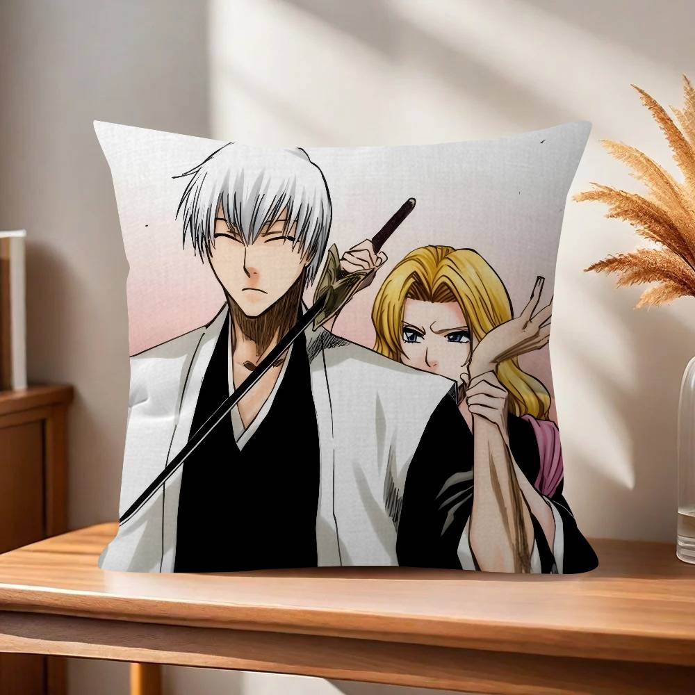 Anime Gin Ichimaru Bleach Pillow Anime Pillow Sofa Bed Head Pillow Cover Cushion Cover Fashion