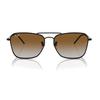 RAYBAN Металлические квадратные солнцезащитные очки унисекс стиль для пары Reverse-143586-002/CB
