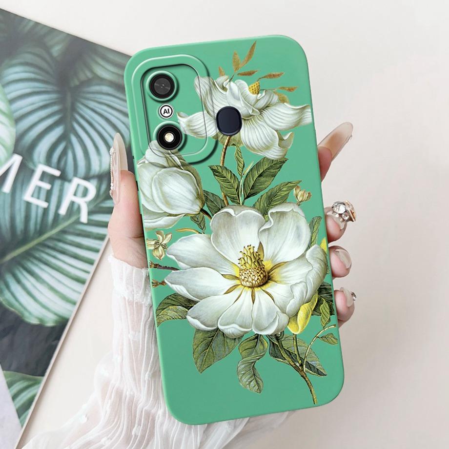 Чехол для Itel A27 A48 A25 A35 Стильный художественный ударопрочный Funda для Itel A60 A60s A70 Мягкий жидкий силиконовый бампер