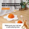 Когтеточка для кошек в форме цветка, сизалевая веревка, кошачья когтеточка, интерактивная напольная доска для кошек с пружиной, плюшевая пчела для защиты мебели