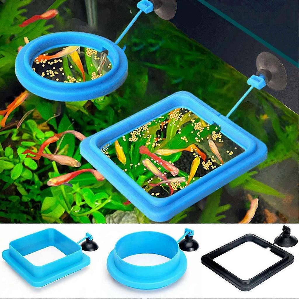Feeding rings for fish tank 2pcs practical solution
