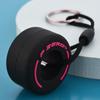 PVC Soft Tire Keychain for Car Decoration