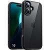 Protective Case for iPhone 16 - BOOLING - Black - Silicone - Translucent Hard PC - Modern