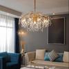 Светодиодная хрустальная люстра современный минималистский ретро новый светильник для гостиной спальня креативное искусство филиал освещение люстра