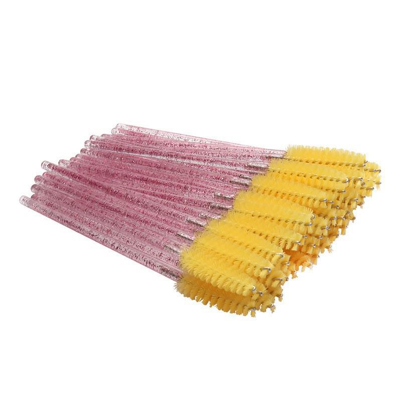Disposable Crystal Rod Eyelash Extensions Brush - Spiral Curl Comb