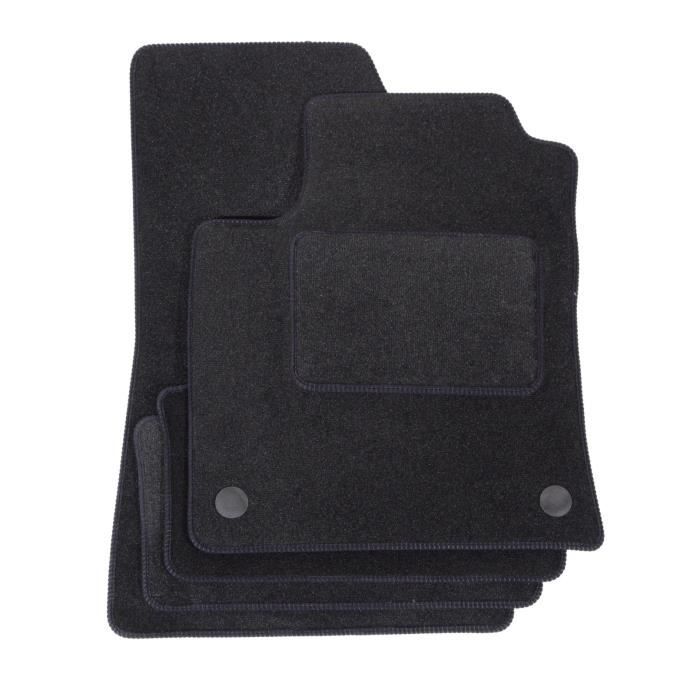 Тапис Де Соль Нуар Велюр - J&;J AUTOMOTIVE - Renault Clio 5 - Sur Mesure - Antidérapant - Непроницаемый