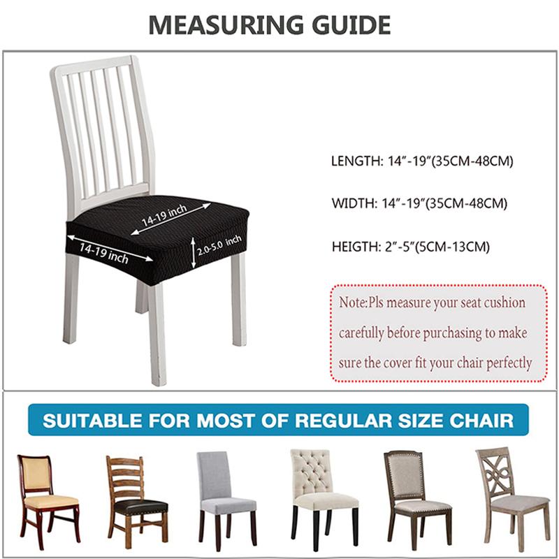 Водонепроницаемая обитая подушка для столовой, прочный чехол для сиденья стула, съемные чехлы с моющейся защитой для мебели