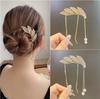 Elegance Women Bowknot U Shape Rhinestone Hairpins Metal Hair Sticks Hairclip Bridal Wedding Banquet Hair Accessories Headwear