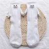 1 Pair Couple Socks Ins Fashion Funny Creative Magnetic Attraction Hands Black White Cartoon Eyes Couples Socks Hand In Hand