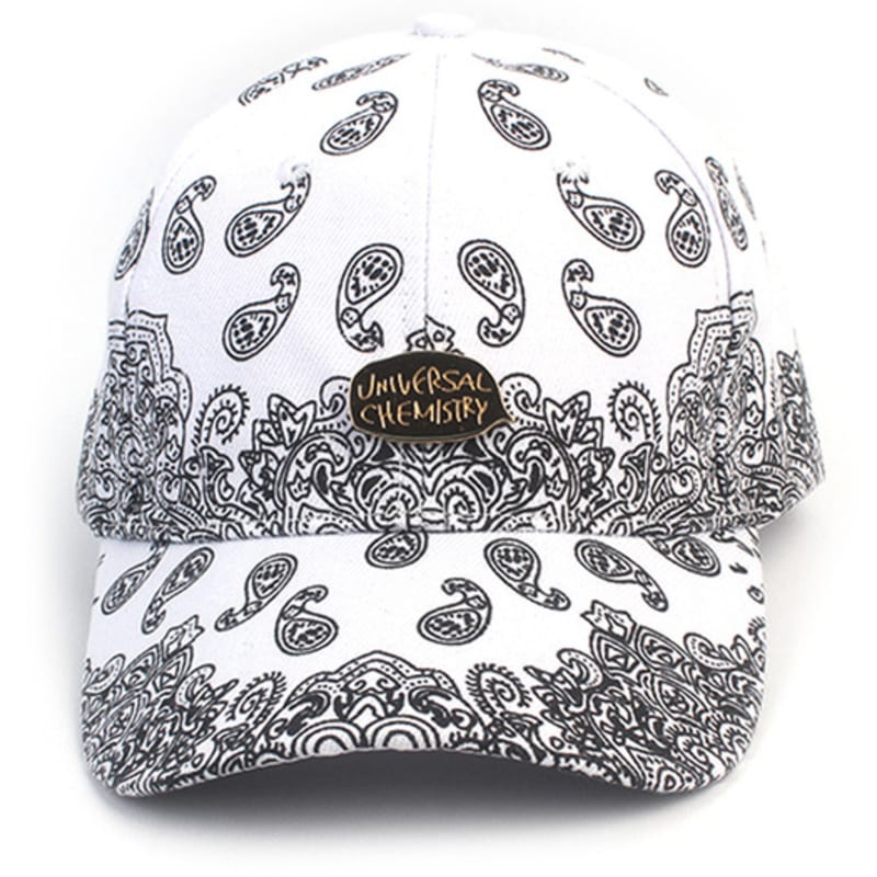 Universal Chemistry Paisley Bubble White Ballcap