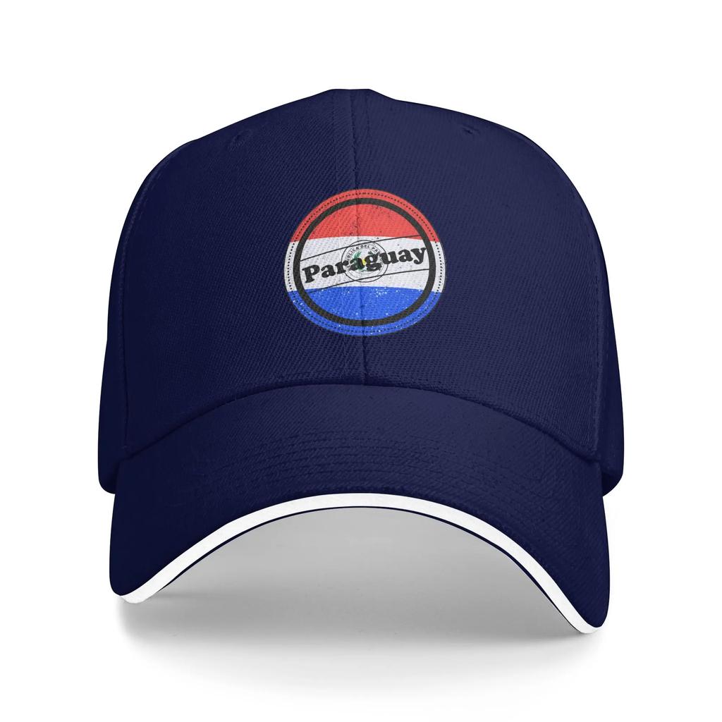 PARAGUAY Flag Art Design Sun Baseball Cap Summer Women Unisex Design Hip Hop Hats Adjustable Fashion Kpop Rock Baseball Caps