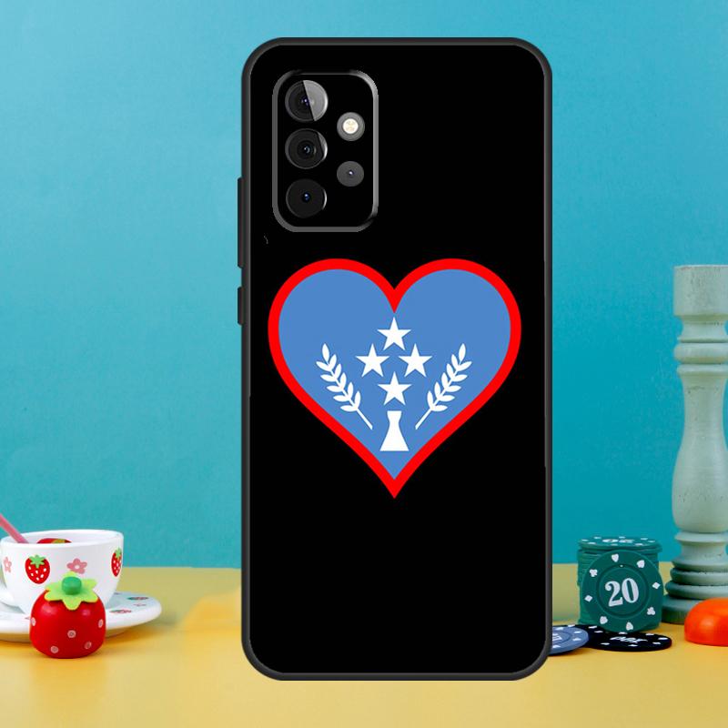 Kosrae Flag Case For Samsung Galaxy A05 A36 A56 A26 A16 A53 A33 A13 A12 A32 A52 A55 A35 A15 A54 A34 A14