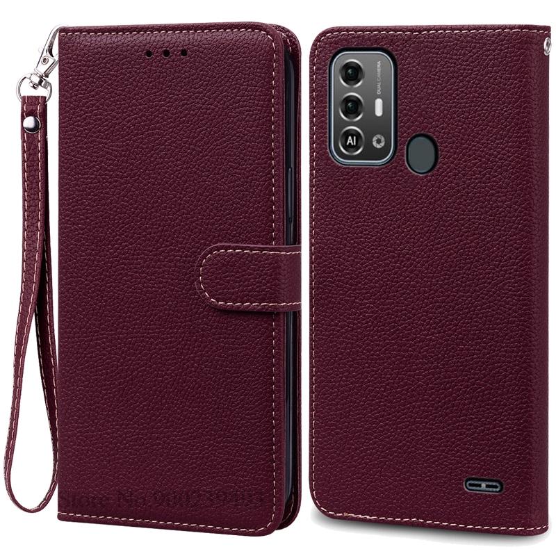 For ZTE Blade A53 Pro Case Soft Silicone Wallet Leather Case For ZTE Blade A53 Pro Case Flip Cover Coque Fundas