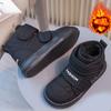 Children's Shoes Winter Boys' Casual Plush Thick Warm Boots Girls' Anti Slip Snow Boots 4-15 Years Old Comfortable