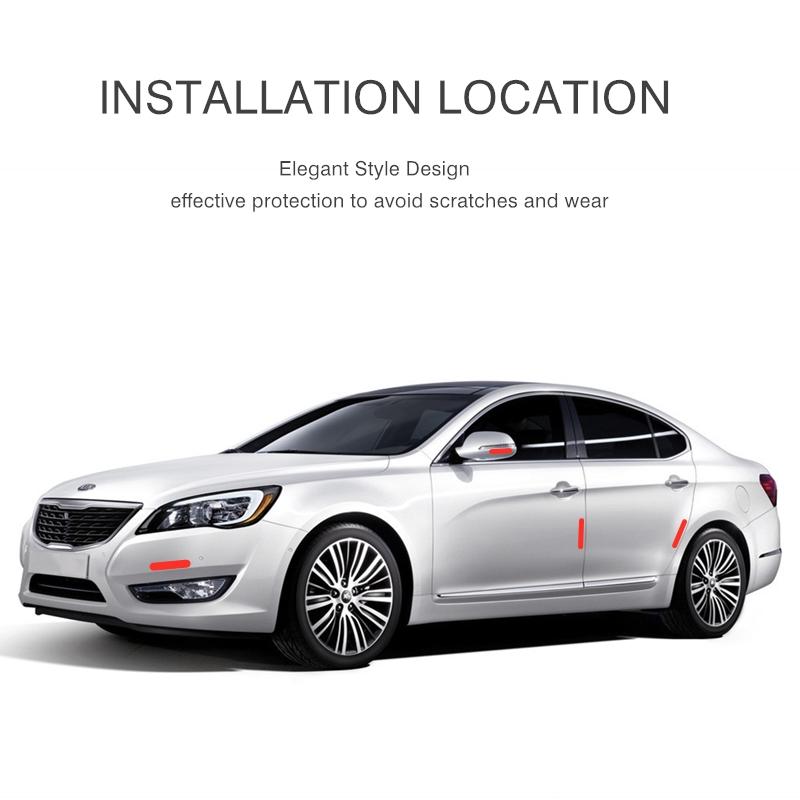 4Pcs Car Anti-collision Protection Decoration Strips For Volvo ES90 EC40 EX40 EM90 XC90 V90 V60 XC60 V40 S80 S60 S90 C40 XC40