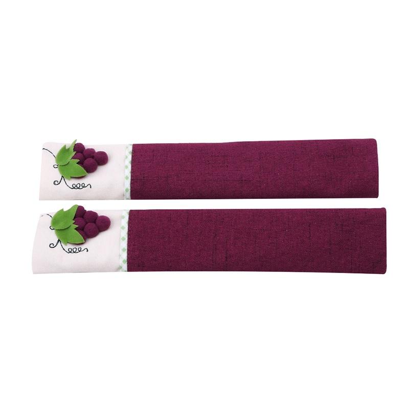 Fashion 2Pcs Refrigerator Door Handle Covers