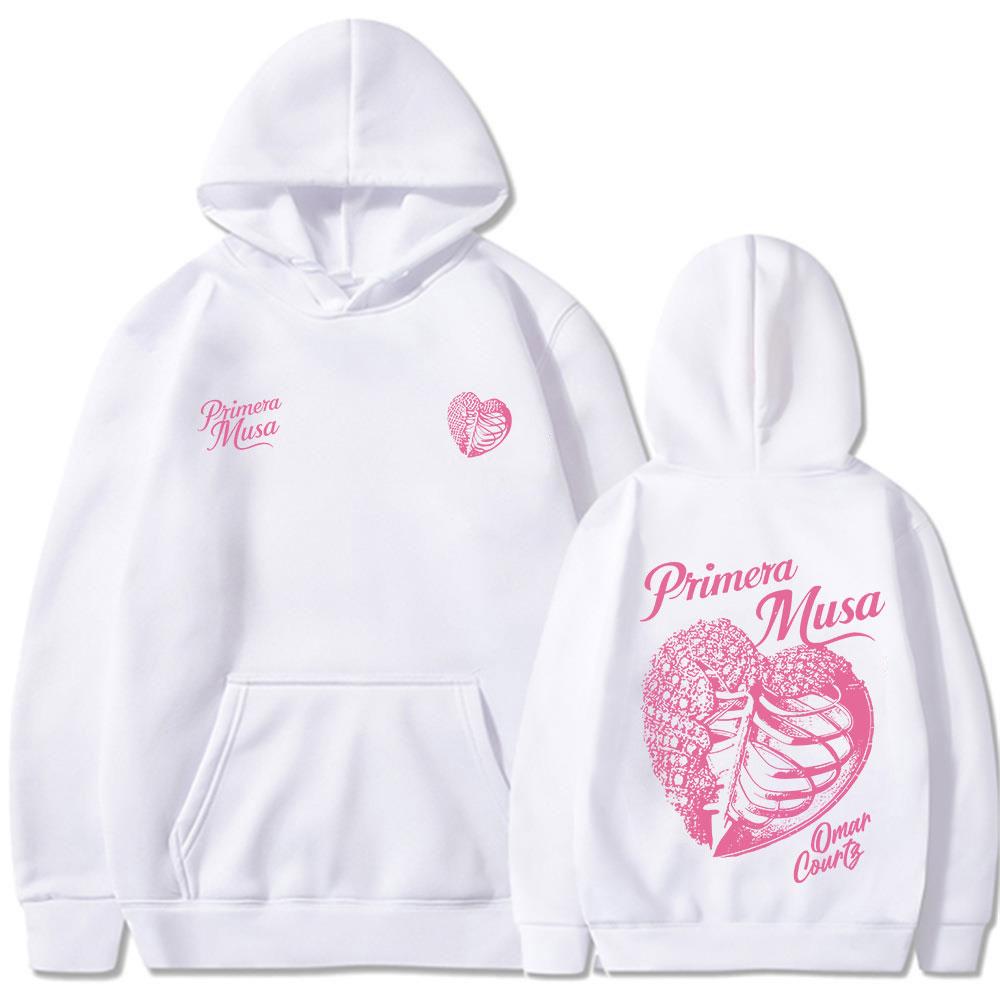 Omar Courtz Primera Musa Album Tour Merch Hoodies Men's Women Fashion Hooded Sweatshirts Fleece Oversized Pullovers Coat