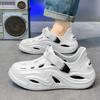 Beach Men's Sandal Hole Shoes High Quality New Breathable On Offer 39 Stylish Adult Expensives Luxury H Casual Male Shoe