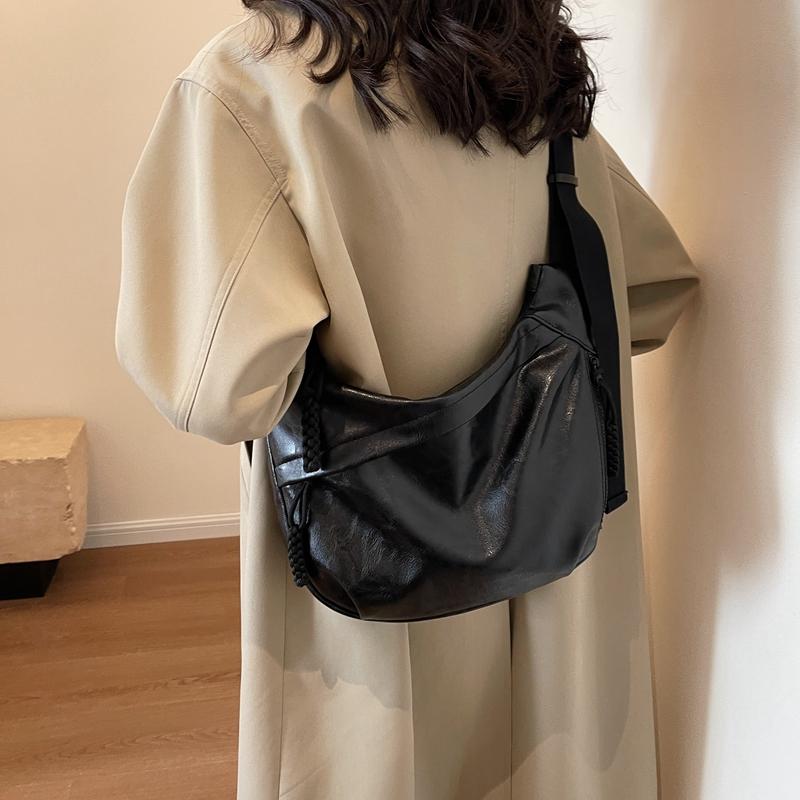 Женская сумка большой вместимости, мягкая кожаная сумка через плечо, большая сумка