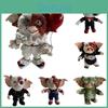 Adorable 6" Gremlins Gizmo Mohawk Plush Mogwai Stuffed Doll For Halloween Magic