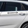 40*8см Изысканный Автомобильный Стайлинг Забавная Наклейка Виниловая Наклейка На Кузов Автомобиля С Усилением Басов Car Vinyl Decal Body Decals Carving Vinyl Decal Автомобильный Аксессуар