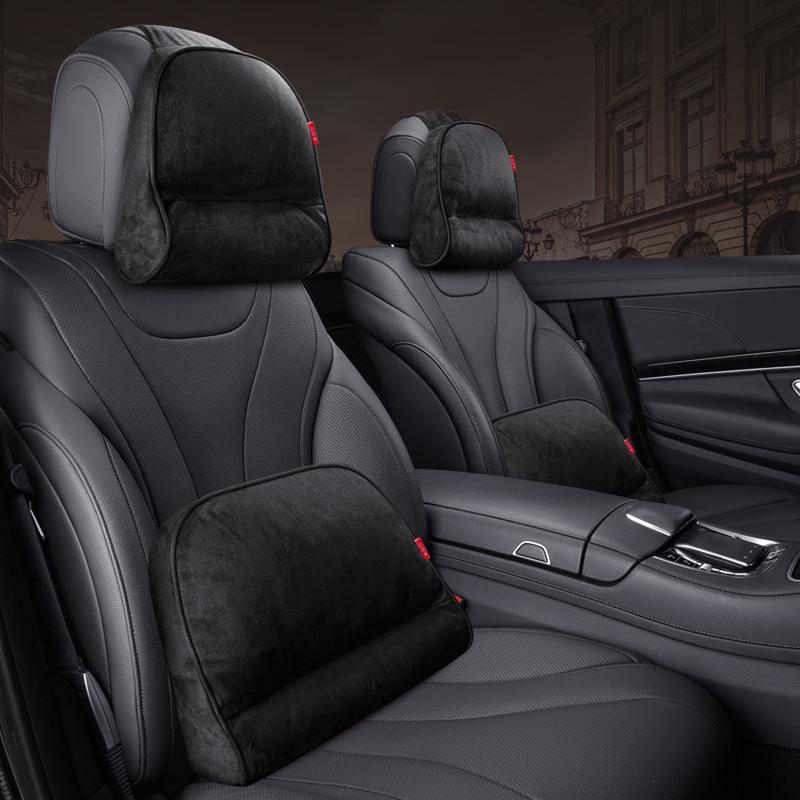 Подголовник для Mercedes Benz Maybach S-Class, роскошные автомобильные подушки, дорожные подушки для шеи, подушка для сиденья, поддержка замшевой ткани