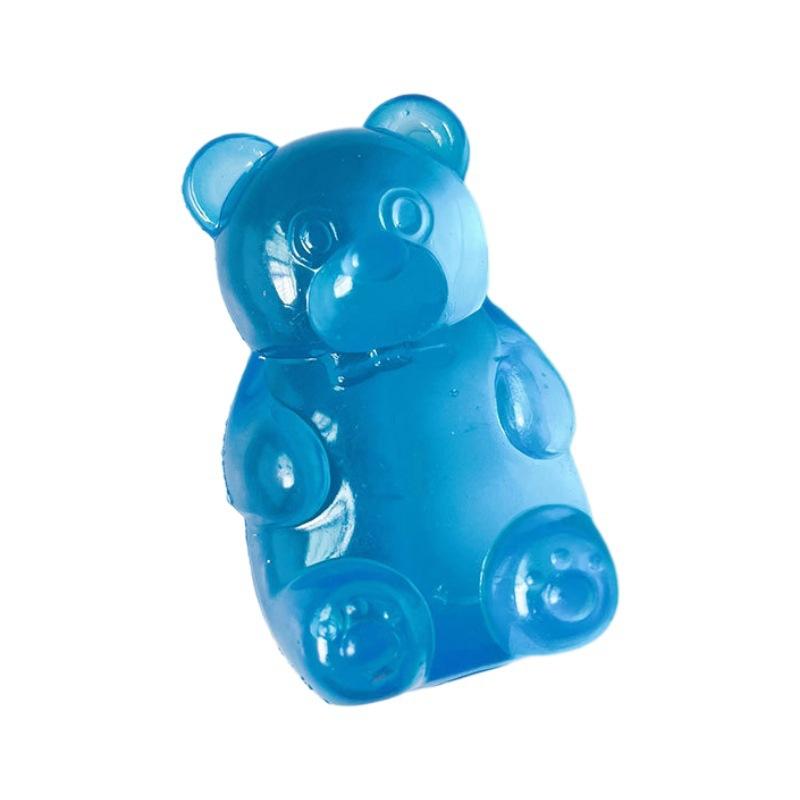 Cute Maltose Bear Soft Plastic Colorful Sensory , Creative New Product, Desktop Decoration, Stress Relief Doll