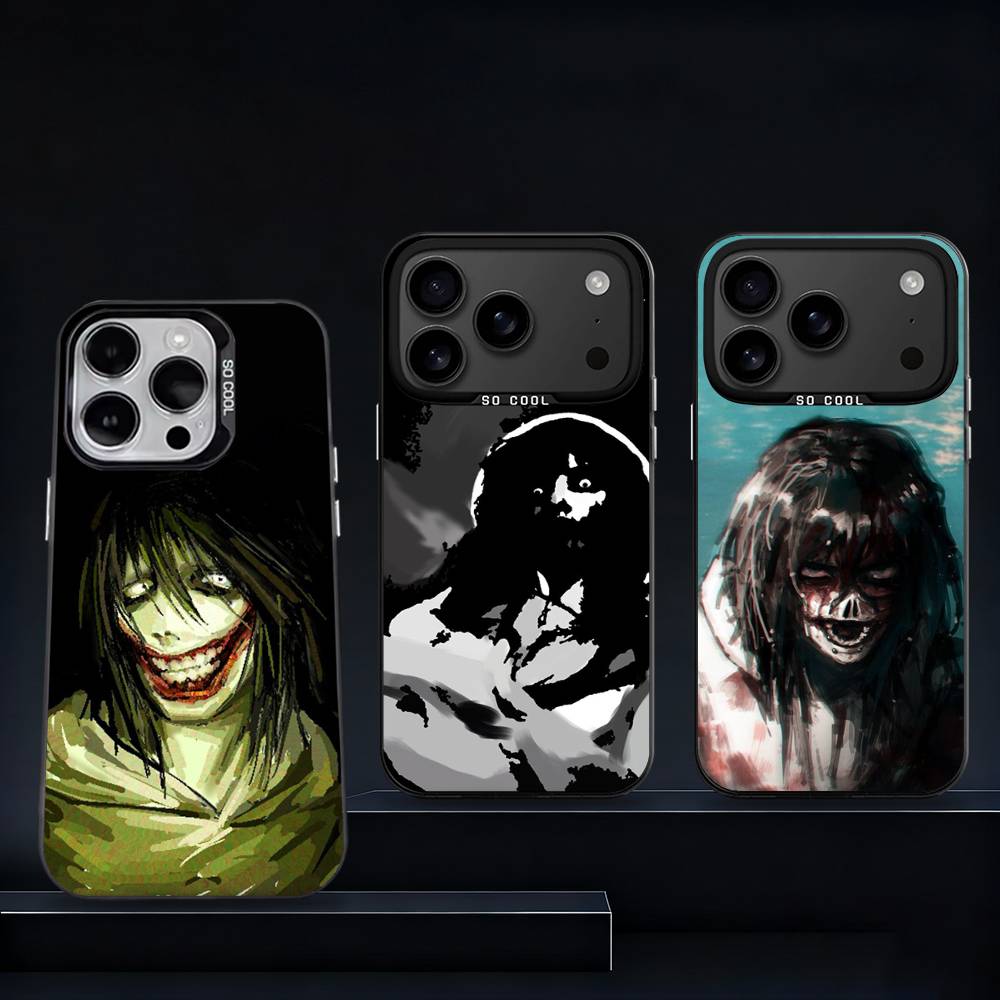 Жуткий городской убийца J-Jeff Для iPhone 11,12,13,14,15,16,17,Pro,Max,Plus,E,Air,Mini Чехол для телефона IMD Матовый черный