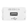 USB-модуль питания Панель для зарядки мобильного телефона Розетка 220 В USB-розетка для зарядки 5 В 2,1 А Переключающий адаптер