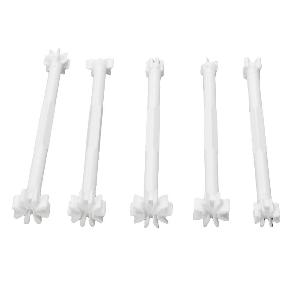 5Pcs White Flower Dot Painting Pen Length 15cm Rhinestone Pick Up Pen Floral Dot Painting Creation