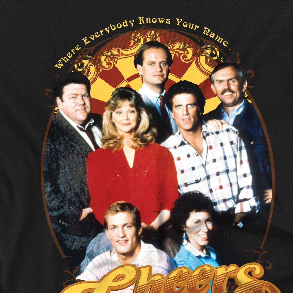 Cheers Mens Group Shot T-Shirt