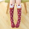 3D Cartoon Pure Cotton Mid-Calf & Knee-High Socks for Girls - Cute Spring/Autumn Wear