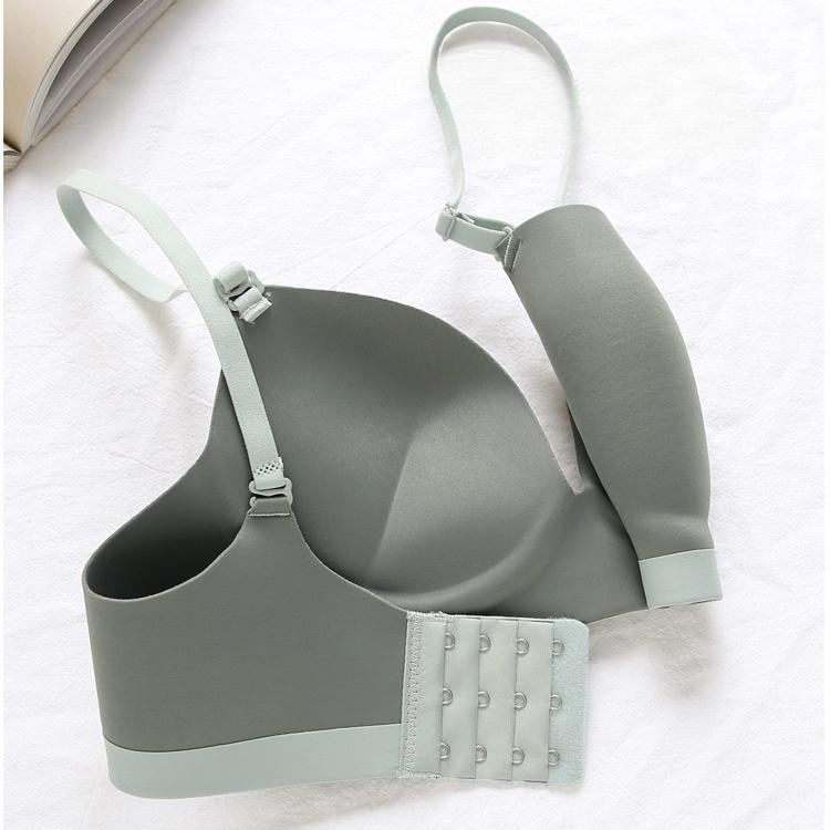 Sexy Ladies One Piece Seamless Bra Letter Printing No Steel Ring Bra Adjustable Underwear Women's Push Up Bra