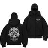 Hoodie Zipper Balaclava COMPASS / Jaket Boxy Compass Hitam Anak Dan Dewasa Terbaru Dan Terlaris