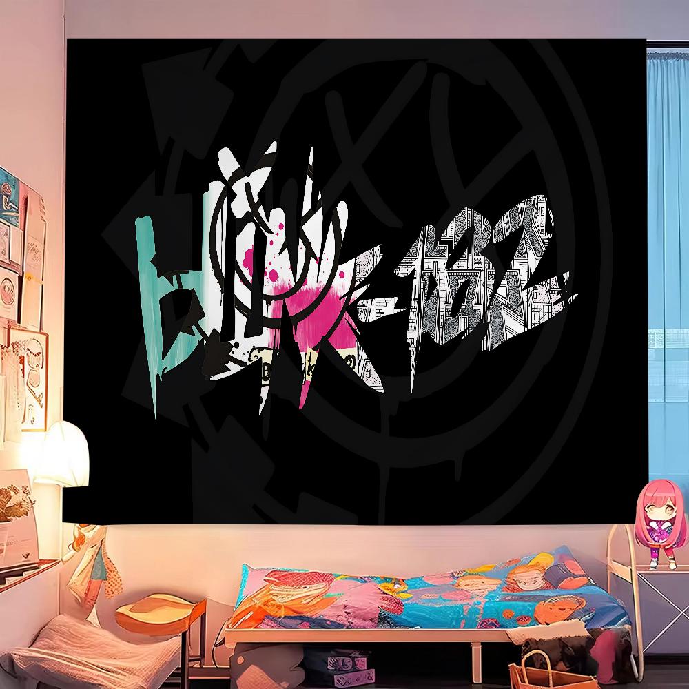 BBLINK182 Band DIY Wall Tapestry For Living Room Home Dorm Decor Wall Art Decor