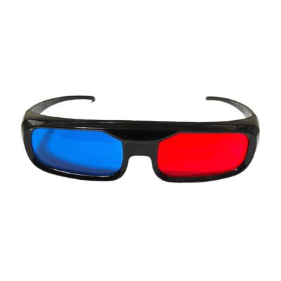 Стереоскопические 3D очки со средней оправой, красно-синие
