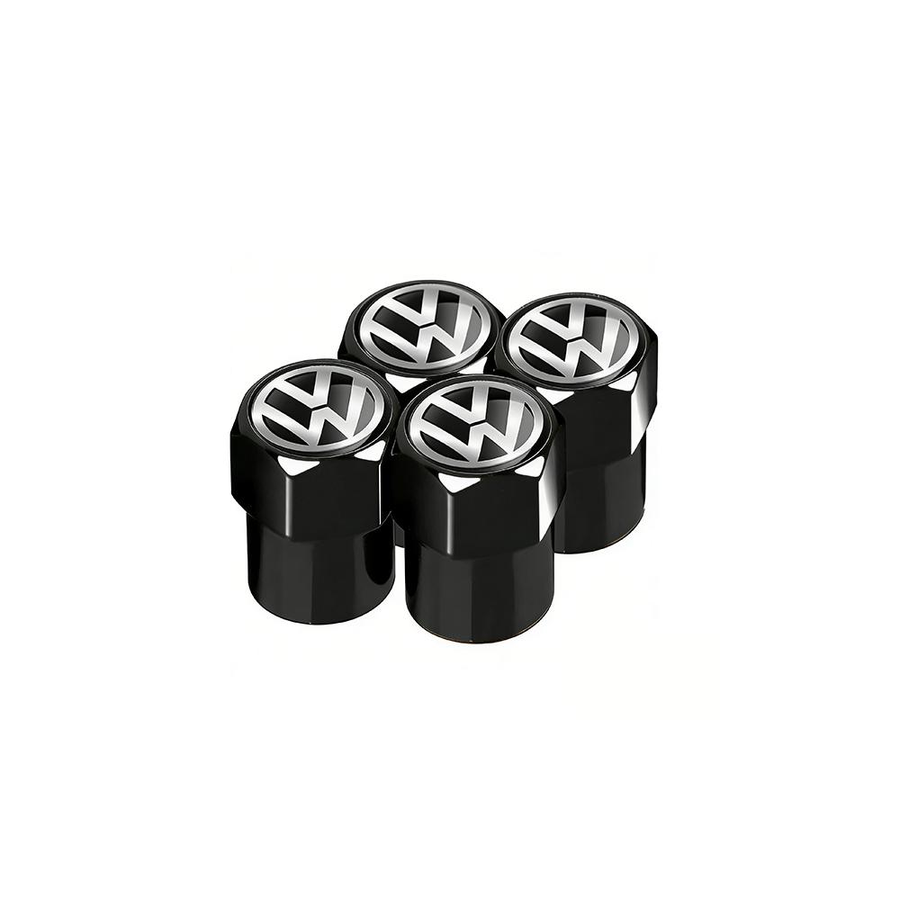 ZDFVU1 For VOLKSWAGEN VW 4pcs Metal Car Wheel Tire Valve Caps Stem Case Covers For VW Volkswagen Golf Polo Passat Tiguan Touran Jetta A